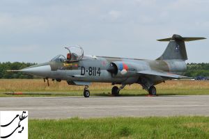 Image of an F-104 Starfighter in the Netherlands.